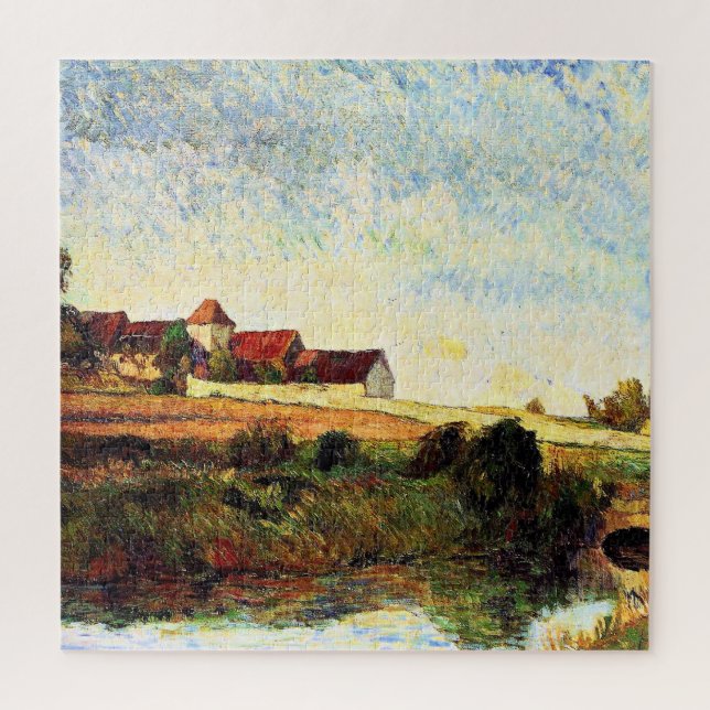 Gauguin - The Farm in Grue, Jigsaw Puzzle (Vertical)