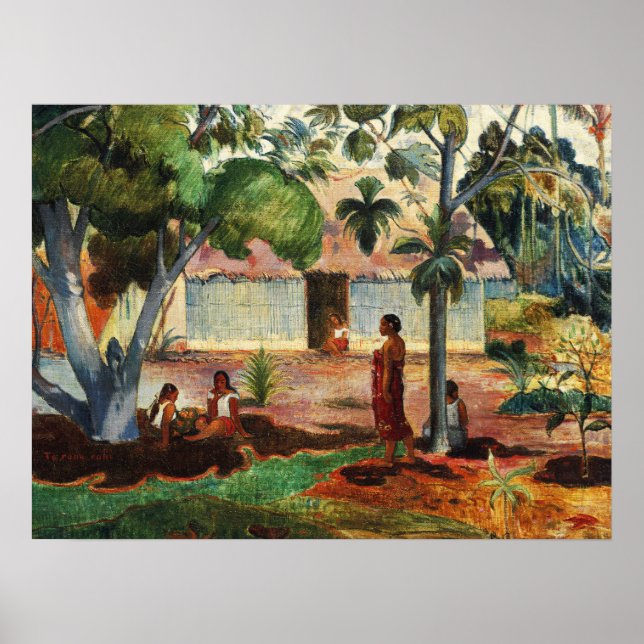 Gauguin The Large Tree Te raau rahi Art Poster (Front)