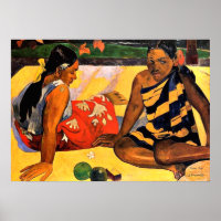 Gauguin - What's New? Painting by Paul Gauguin