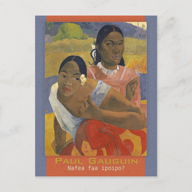 Gauguin When will you marry CC0694 Postcard (Front)