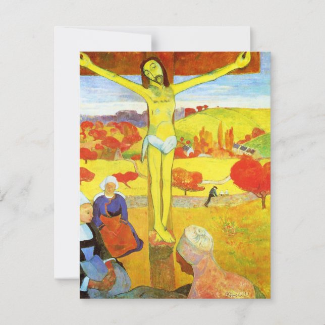 Gauguin Yellow Christ Invitations (Front)