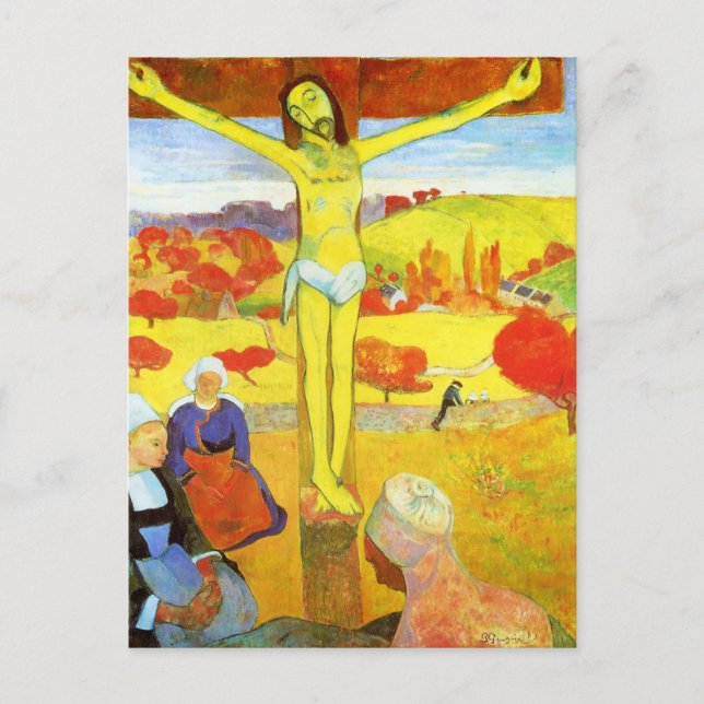 Gauguin Yellow Christ Postcard (Front)