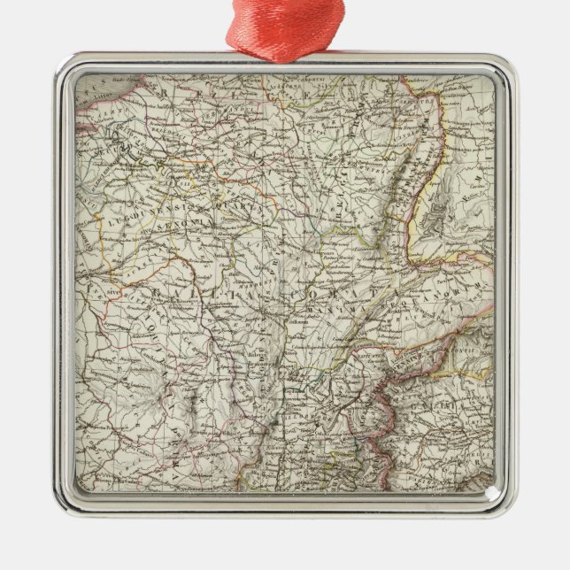 Gaules Metal Tree Decoration (Front)