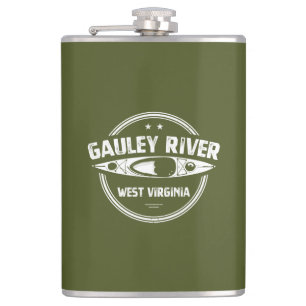 Gauley River, West Virginia Hip Flask