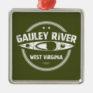 Gauley River, West Virginia Metal Ornament