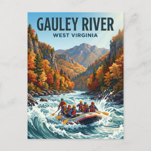 Gauley River West Virginia Postcard