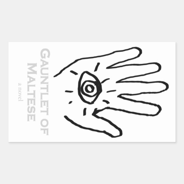 Gauntlet of Maltese Sticker. Rectangular Sticker (Front)