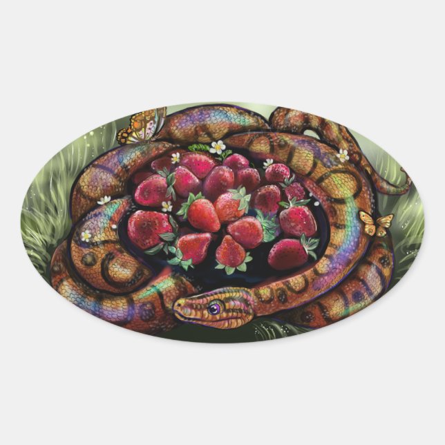 Gaurded Treasures Oval Sticker (Front)