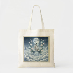Gautam Buddh Meditation Art Tote Bag - Peaceful Dh