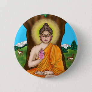 Gautam Buddha Button