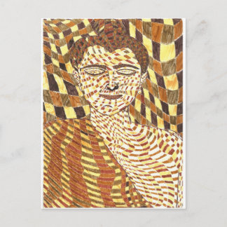 gautama Buddha psychedelic Postcard