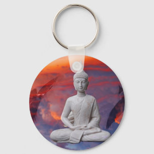 Gautama Siddhartha Buddha Key Ring