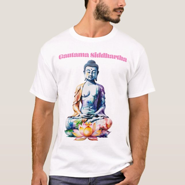 Gautama Siddhartha statue T-Shirt (Front)