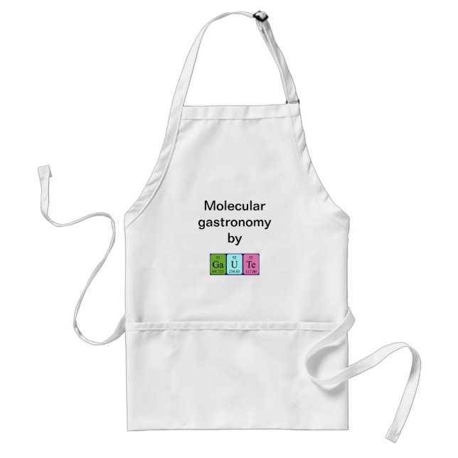 Gaute periodic table name apron (Front)