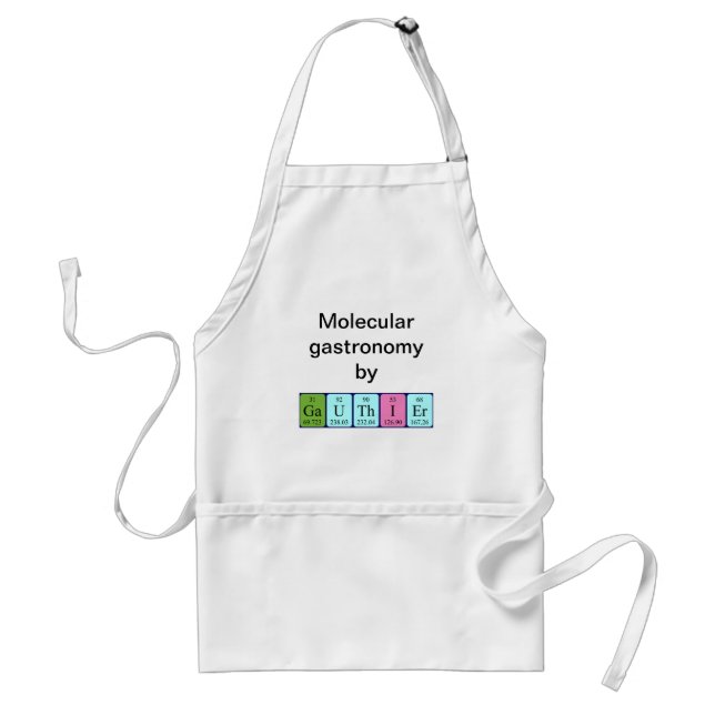 Gauthier periodic table name apron (Front)