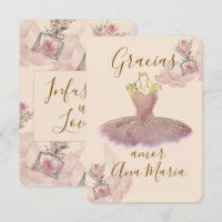 Gauzy Mauve Gold Ballerina Dress Floral Perfume