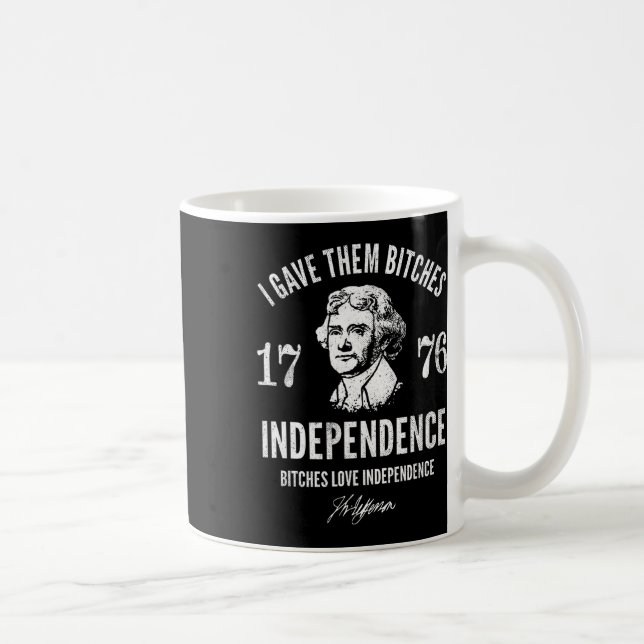 Gave Them Independence 1776  Coffee Mug (Right)
