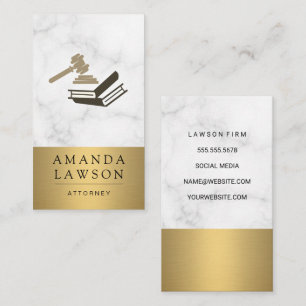 Gavel and Books Appointment Card