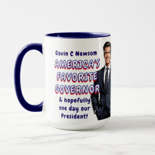 Gavin C Newsom   America's Favourite Governor Mug