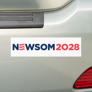 Gavin Newsom 2028 Bumper Sticker