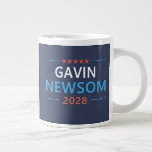 Gavin Newsom 2028 For President Large Coffee Mug