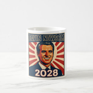 Gavin Newsom 2028 Presidential Campaign Mug