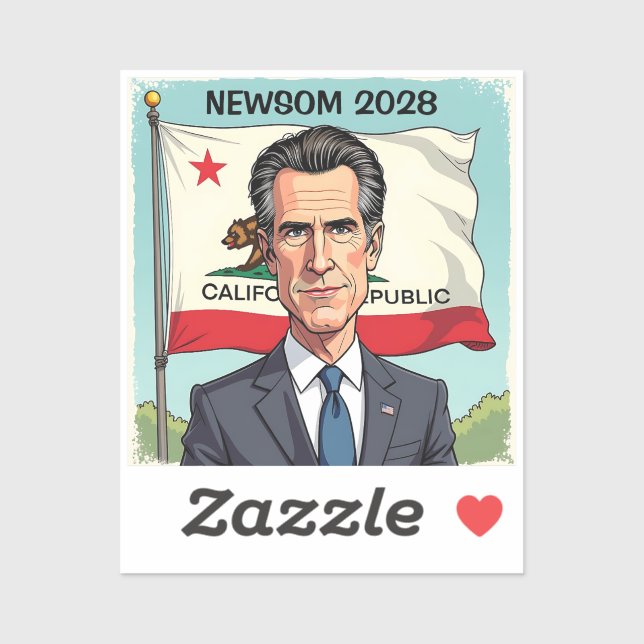 Gavin Newsom for President Political (Sheet)