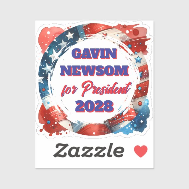 Gavin Newsom for President Political (Sheet)