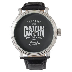 Gavin Personalised Name Birthday Gift Watch