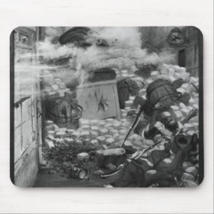Gavroche Collecting Cartridges Mouse Pad
