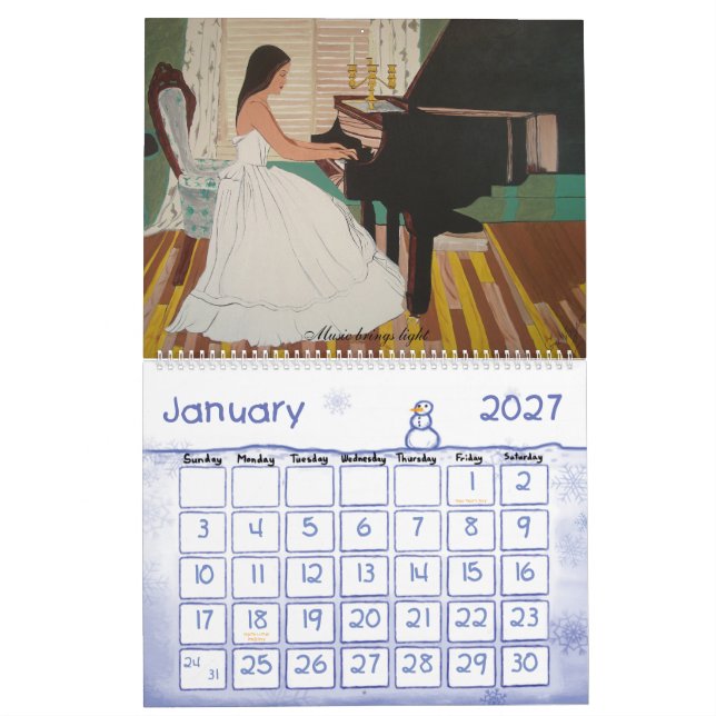 Gawayne's World Collection Calendar (Jan 2027)