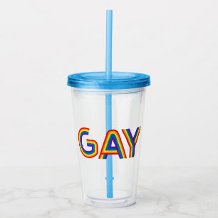 GAY ACRYLIC TUMBLER