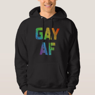 Gay Af Women Men Lgbt Pride Equality Lesbian Hoodie