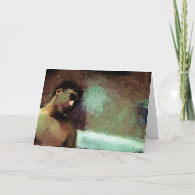 Gay Art Holiday Card (Front)