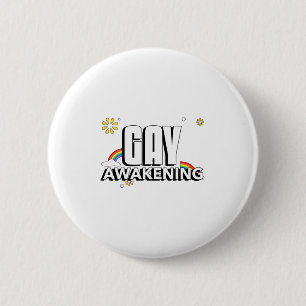 Gay Awakening 6 Cm Round Badge
