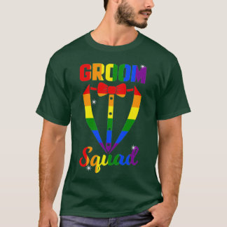 Gay Bachelor Party Lgbt Groom Squad 2 T-Shirt