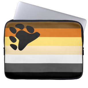 Gay Bear Brotherhood Flag Laptop Sleeve