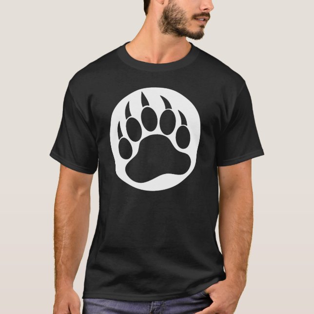 Gay Bear claw/Paw for dark colours shirts (Front)