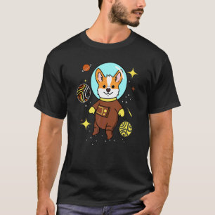 Gay Bear Corgi In Space Gay Bear Pride T-Shirt