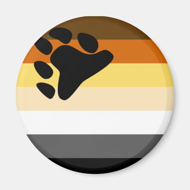 Gay Bear Flag Magnet (Front)