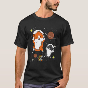 Gay Bear Hamster In Space Gay Bear Pride T-Shirt
