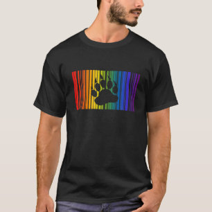 Gay Bear - LGBT Paw Barcode T-Shirt
