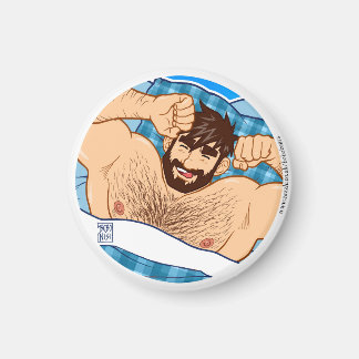 GAY BEAR MAGNET - GOOD MORNING!