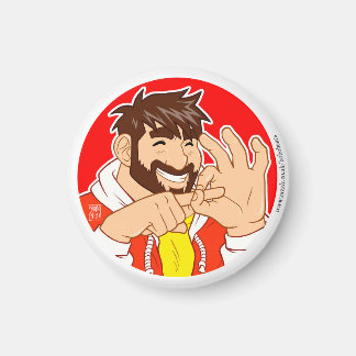 GAY BEAR MAGNET - LET'S HAVE FUN!