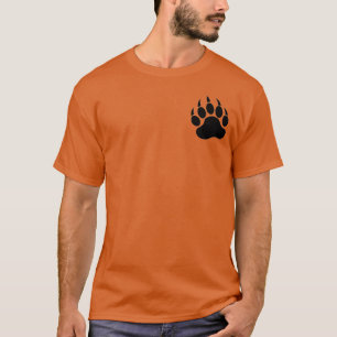 GAY BEAR PAW on the front WOOF on the back T-Shirt