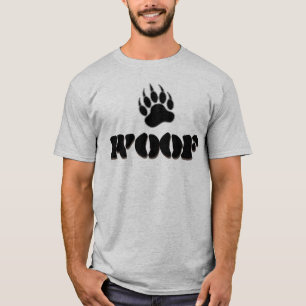 Gay Bear Pride Bear Paw WOOF T-Shirt