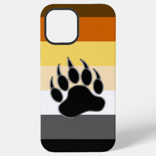 Gay Bear Pride Flag Bear Paw Case-Mate iPhone Case