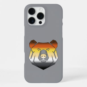 Gay Bear Pride Flag Coloured Bear iPhone 16 Pro Max Case