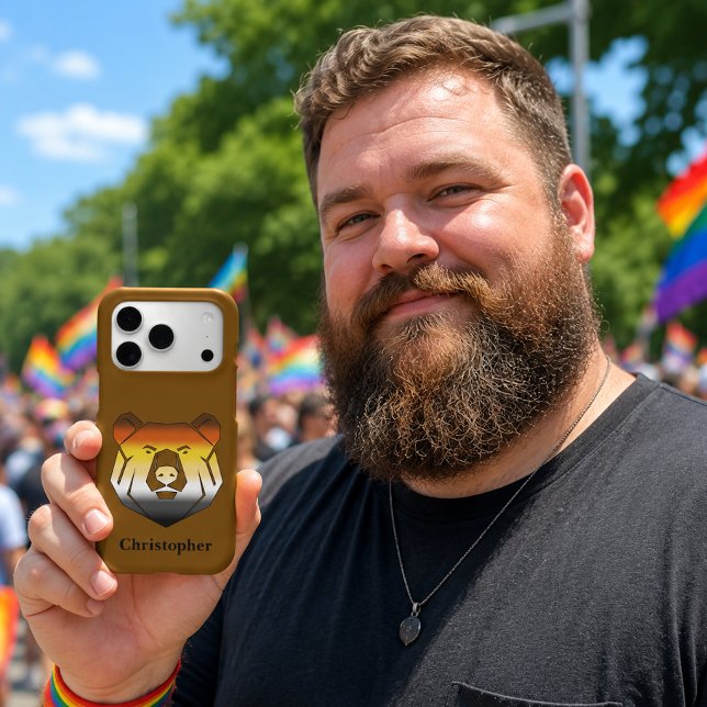 Gay Bear Pride Flag Coloured Bear Name (Creator Uploaded)