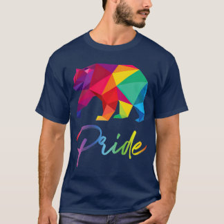 Gay Bear Pride LGBT Rainbow Flag Pride Month T-Shirt